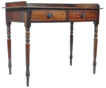 ANTIQUE 19TH CENTURY VICTORIAN MAHOGANY DESK / WASHSTAND