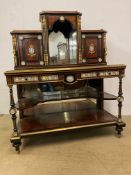 STUNNING PAIR OF 19TH CENTURY VICTORIAN BONHEUR DE JOUR WRITING DESK