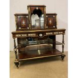 STUNNING PAIR OF 19TH CENTURY VICTORIAN BONHEUR DE JOUR WRITING DESK