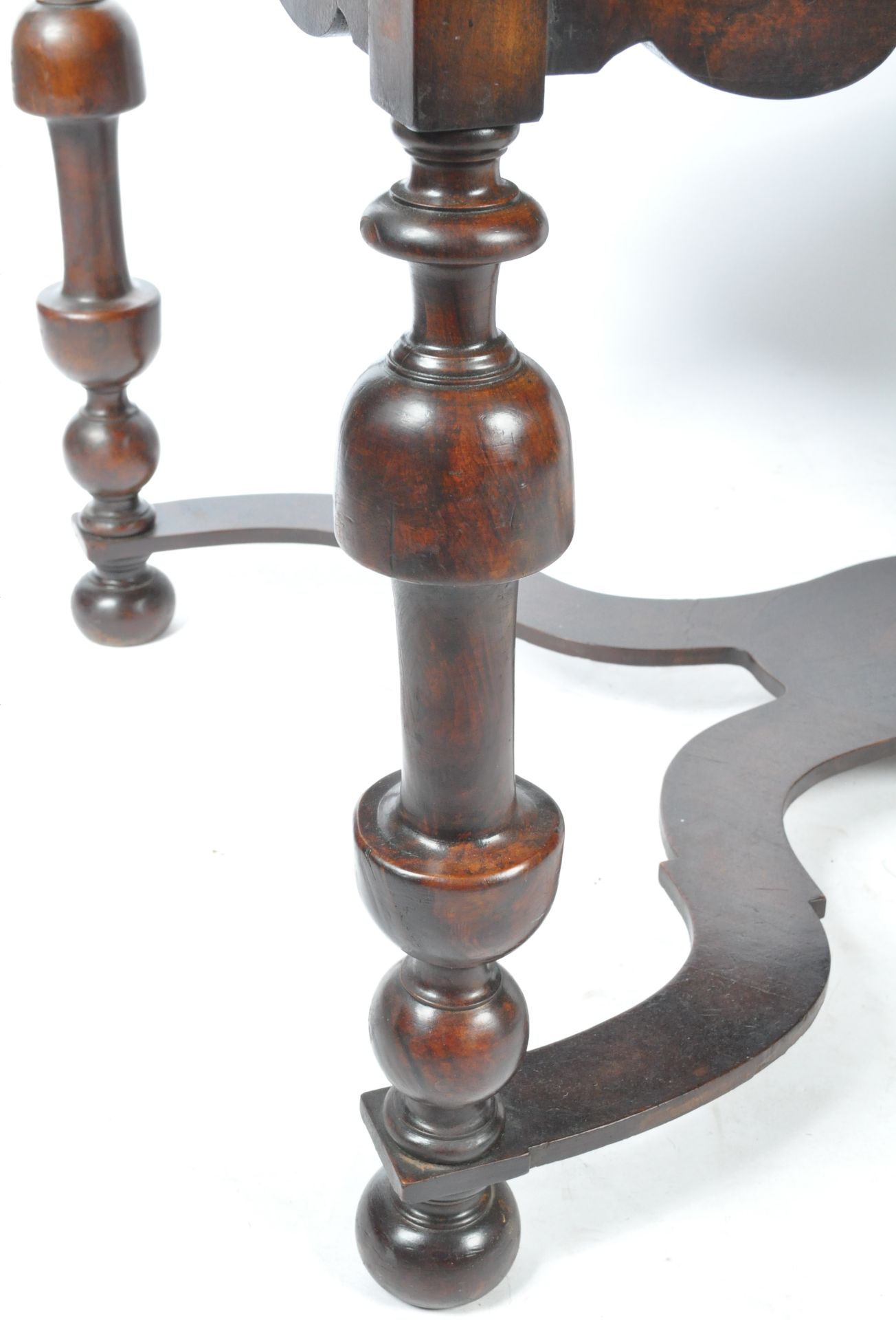 19TH CENTURY MAHOGANY AND SPECIMEN WOOD INLAID TABLE - Image 5 of 5