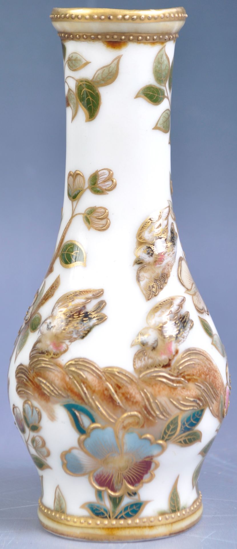 ZSOLNAY PECS 19TH CENTURY HUNGARIAN PORCELAIN VASE