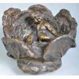 19TH CENTURY ANTIQUE BRONZE OF A CABBAGE PATCH CHILD