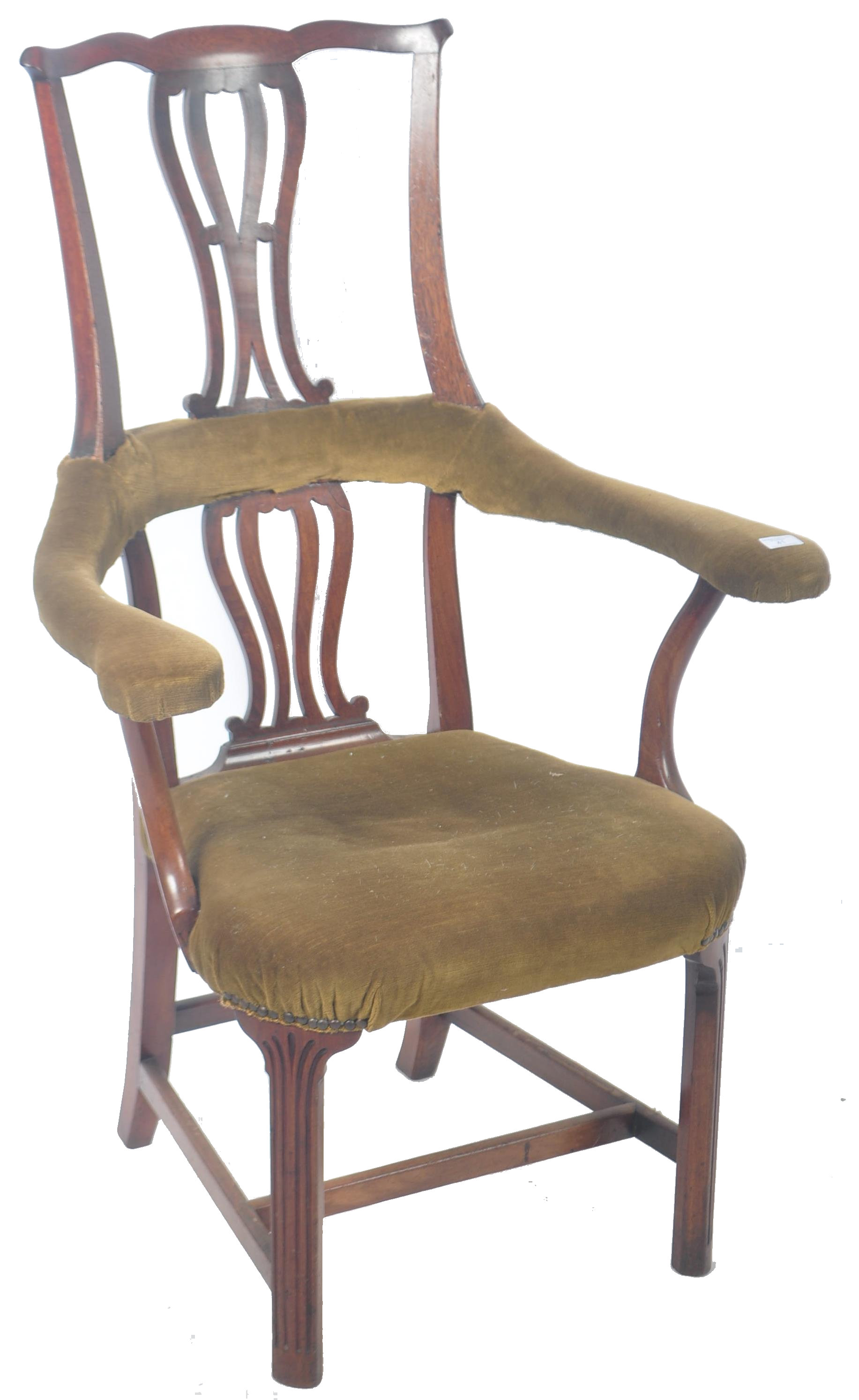 18TH CENTURY GEORGIAN COUNTRY HOUSE ARMCHAIR / DINING CARVER CHAIR