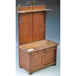 19TH CENTURY ANTIQUE MINIATURE KITCHEN DRESSER