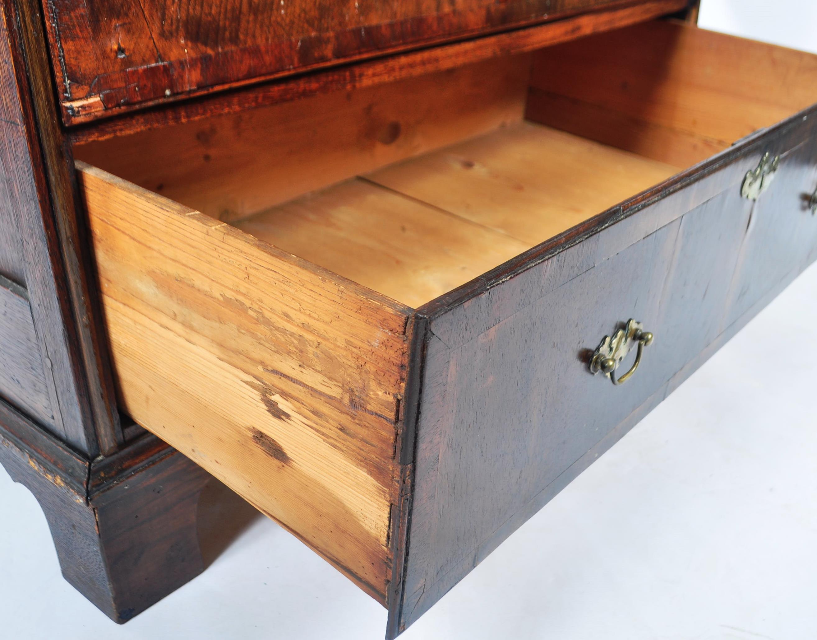 ANTIQUE 17TH CENTURY QUEEN ANNE WALNUT CHEST OF DRAWERS - Image 7 of 7