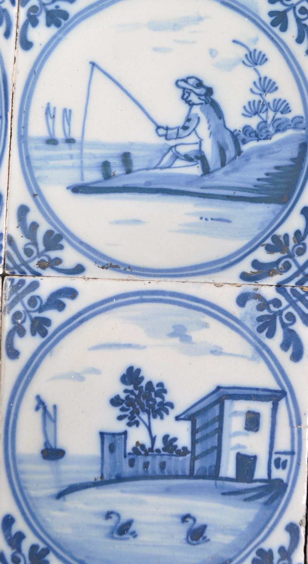 ANTIQUE SET OF 19TH CENTURY DUTCH BLUE AND WHITE TILES - Image 3 of 5