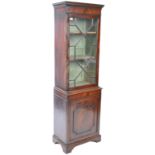 19TH CENTURY MAHOGANY ASTRAGAL GLAZED LIBRARY BOOKCASE