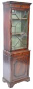 19TH CENTURY MAHOGANY ASTRAGAL GLAZED LIBRARY BOOKCASE