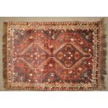 MID 20TH CENTURY PERSIAN / ISLAMIC QASHQAI CARPET FLOOR RUG