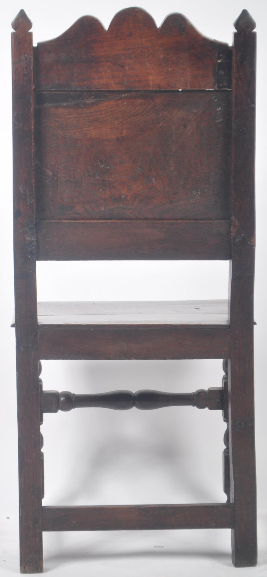 17TH CENTURY ENGLISH OAK DINING / HALL CHAIR - Image 7 of 8