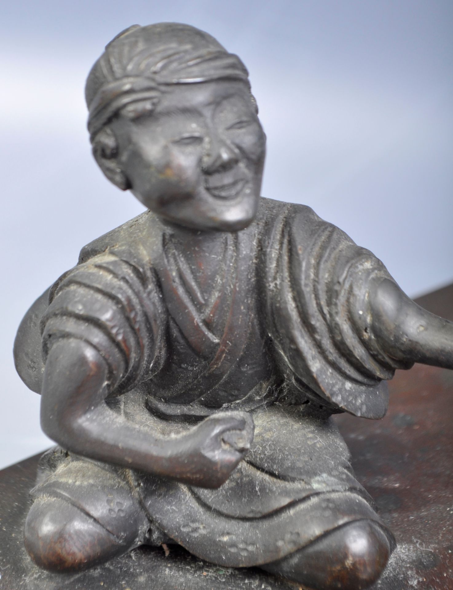 IMPRESSIVE 19TH CENTURY CHINESE BRONZE FIGURAL GROUP - Image 5 of 8