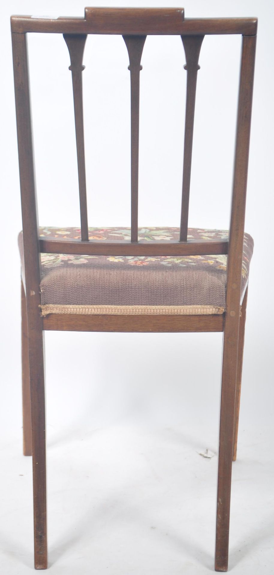 19TH CENTURY GEORGIAN MAHOGANY & TAPESTRY DINING CHAIR - Image 6 of 8