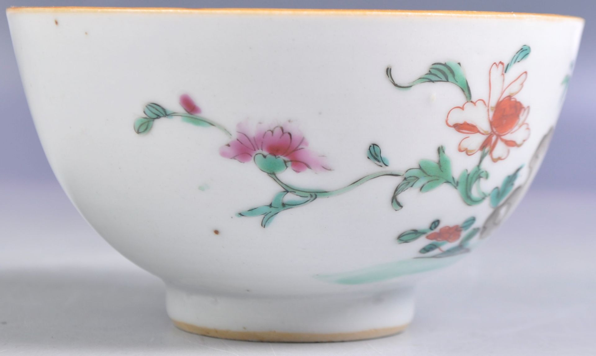 ANTIQUE 18TH CENTURY CHINESE WUCAI DECORATED BOWL - Bild 2 aus 6