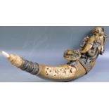 LARGE AND IMPRESSIVE CHINESE DRAGON OPIUM PIPE