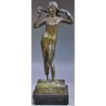 BELIEVED 17TH CENTURY ROMAN ANTIQUE BRONZE FIGURE OF VENUS