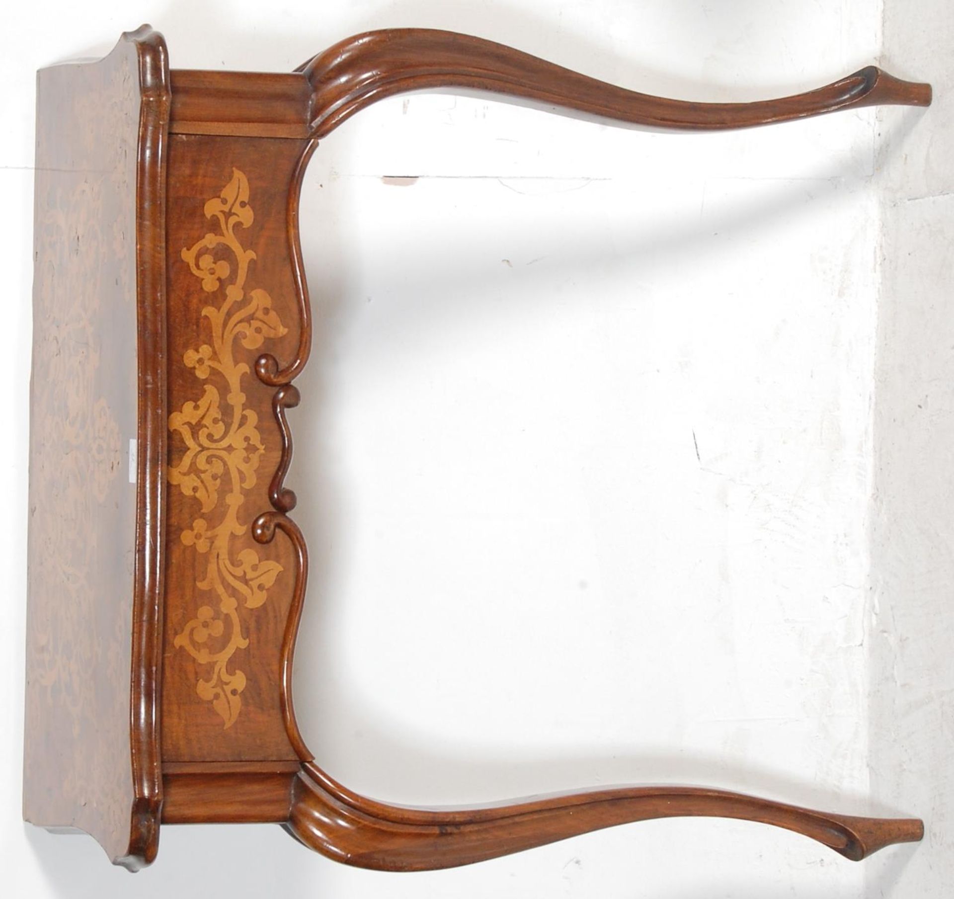 19TH CENTURY DUTCH WALNUT AND SATIN INLAID CONSOLE TABLE - Bild 2 aus 5