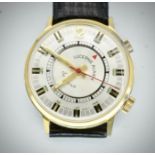 Mid Century Lucerne Alarm De Luxe Gentleman's Wristwatch