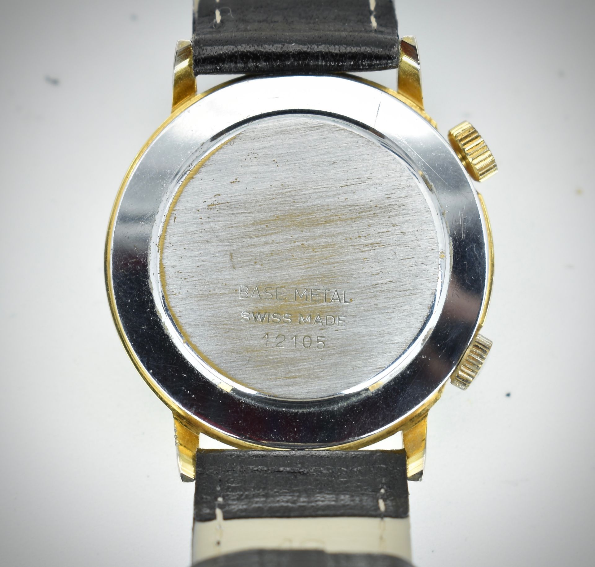 Mid Century Lucerne Alarm De Luxe Gentleman's Wristwatch - Bild 2 aus 3