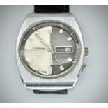 Mid Century Retro Chateau Two Tone Faced Gents Wristwatch