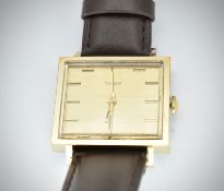 Mid Century Retro Square Faced Modernist Timex Gents Wristwatch