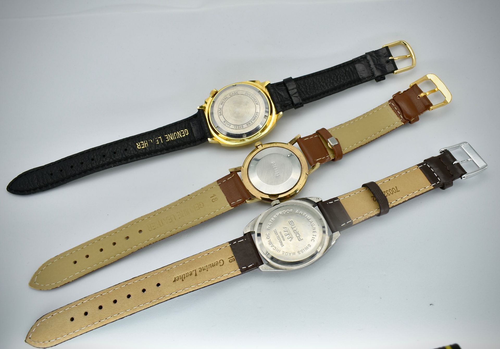 Collection of 3 Mid Century Watches Drimex, Fortis & Sekonda - Bild 3 aus 3