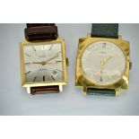 Mid Century Russian Slava 21 Jewels Wristwatch & Pobeda Wristwatch