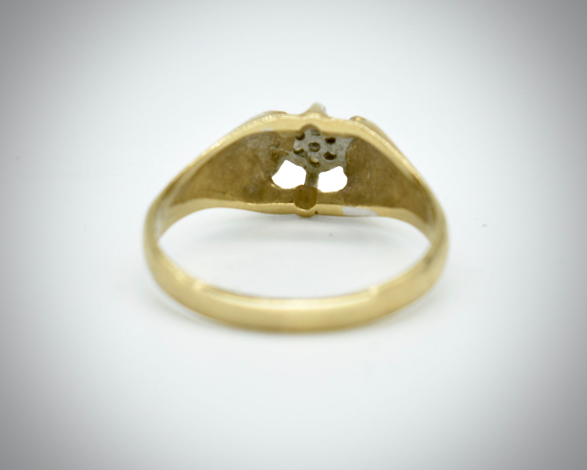 Hallmarked 9ct Gold & Diamond Ring - Image 3 of 3