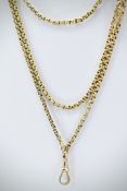 Victorian 19th Century 9ct Gold Guard Chain