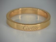 18ct Rose Gold C de Cartier Band Ring