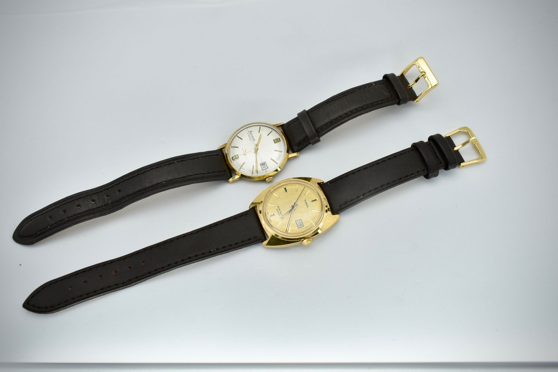 Mid Century Retro Accurist 21 Jewels Wristwatch & Timex Wristwatch - Image 3 of 3