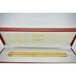 Carter - Must De Cartier Gold Plated Pencil In Presentation Case
