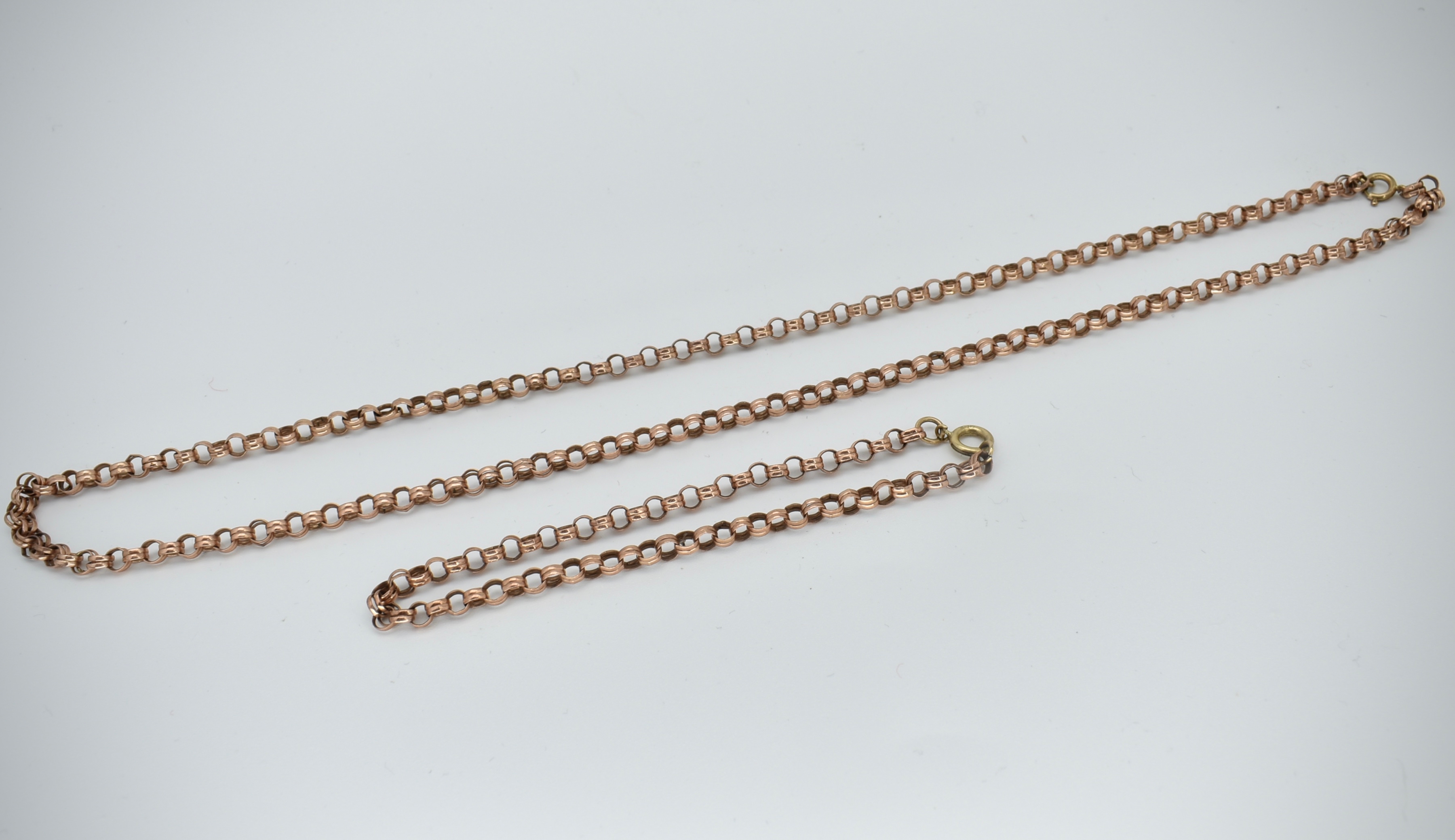 9ct Rose Gold Necklace & Bracelet Suite - Set - Image 4 of 5
