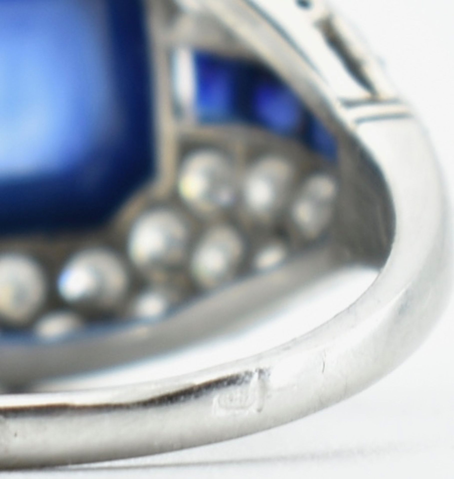 Sapphire & Diamond Dome Ring - Image 4 of 6
