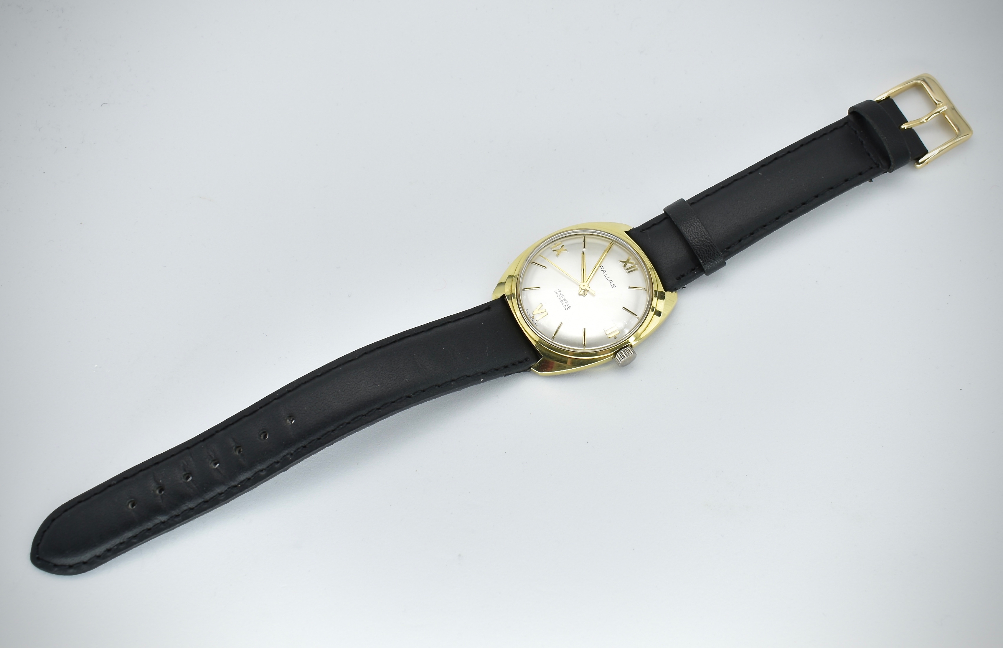 Mid Century Pallas of Switzerland 17 Jewels Incabloc Wristwatch - Image 3 of 3