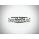 An 18ct Gold Platinum & Diamond Eternity Ring