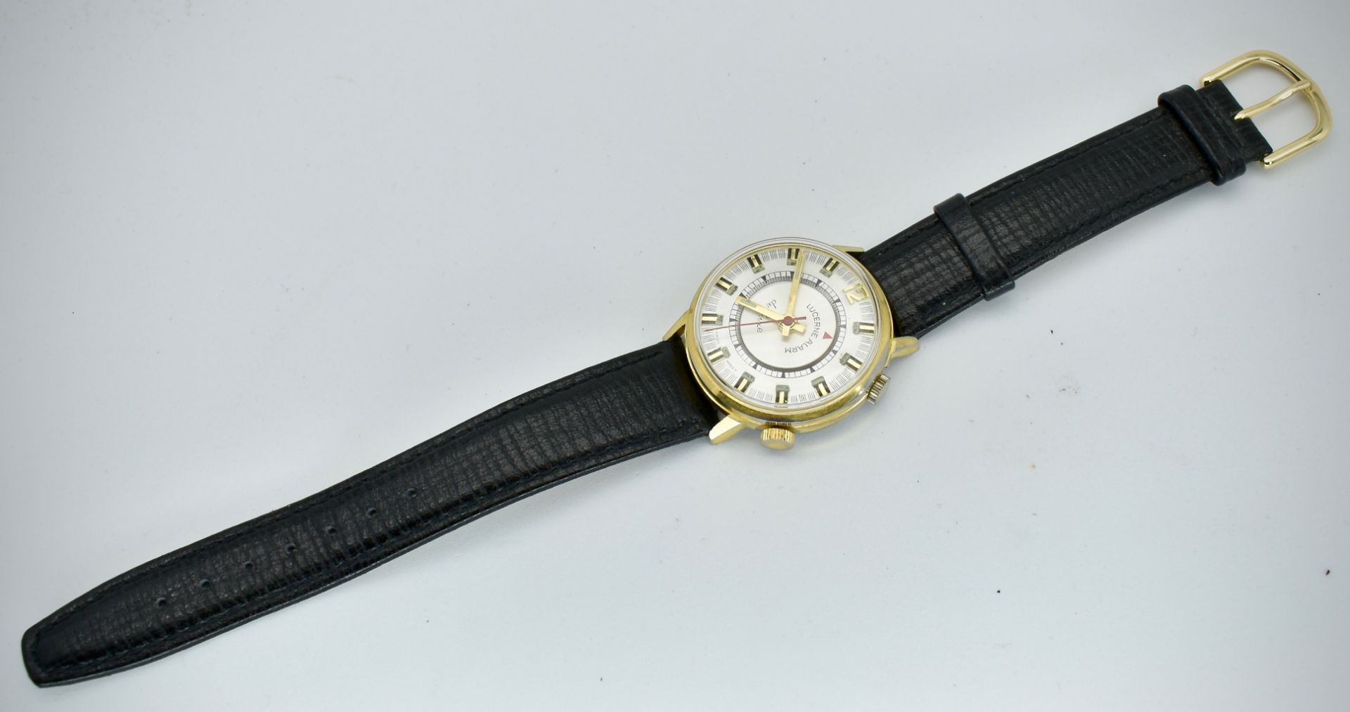 Mid Century Lucerne Alarm De Luxe Gentleman's Wristwatch - Bild 3 aus 3