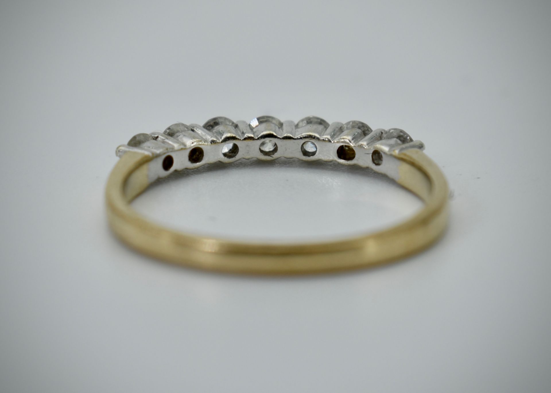 9ct Gold & Diamond Seven Stone Ring - Image 4 of 4