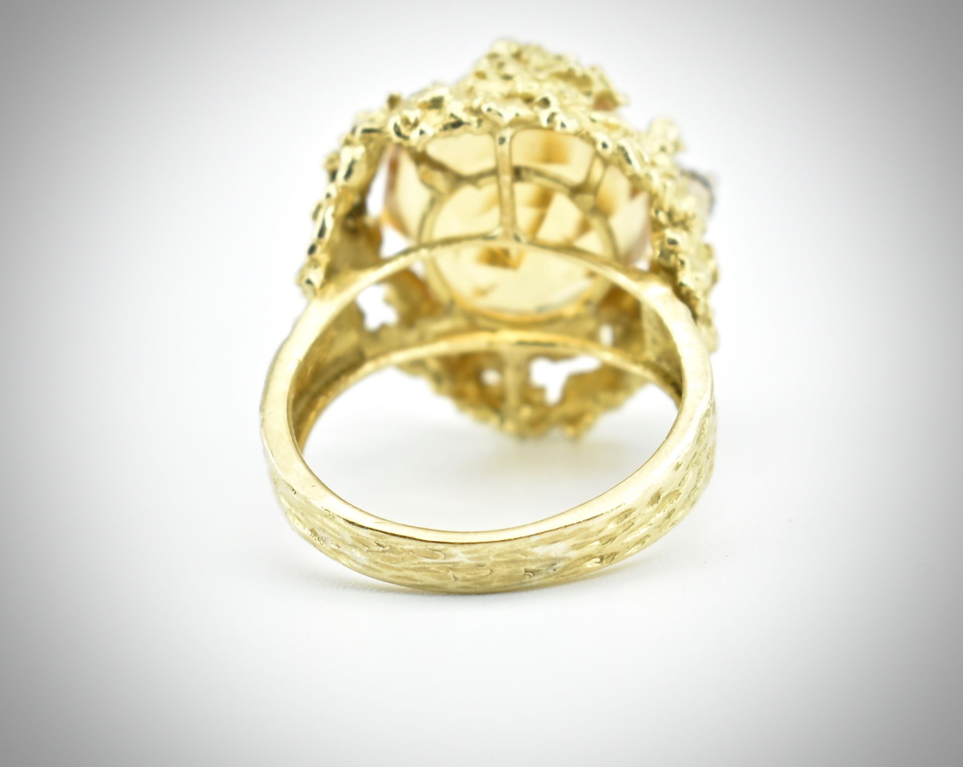 Alan Martin Gard - 18ct Gold Citrine Diamond Ring 1968 - Image 9 of 10