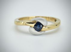 9ct Gold & Sapphire Ring