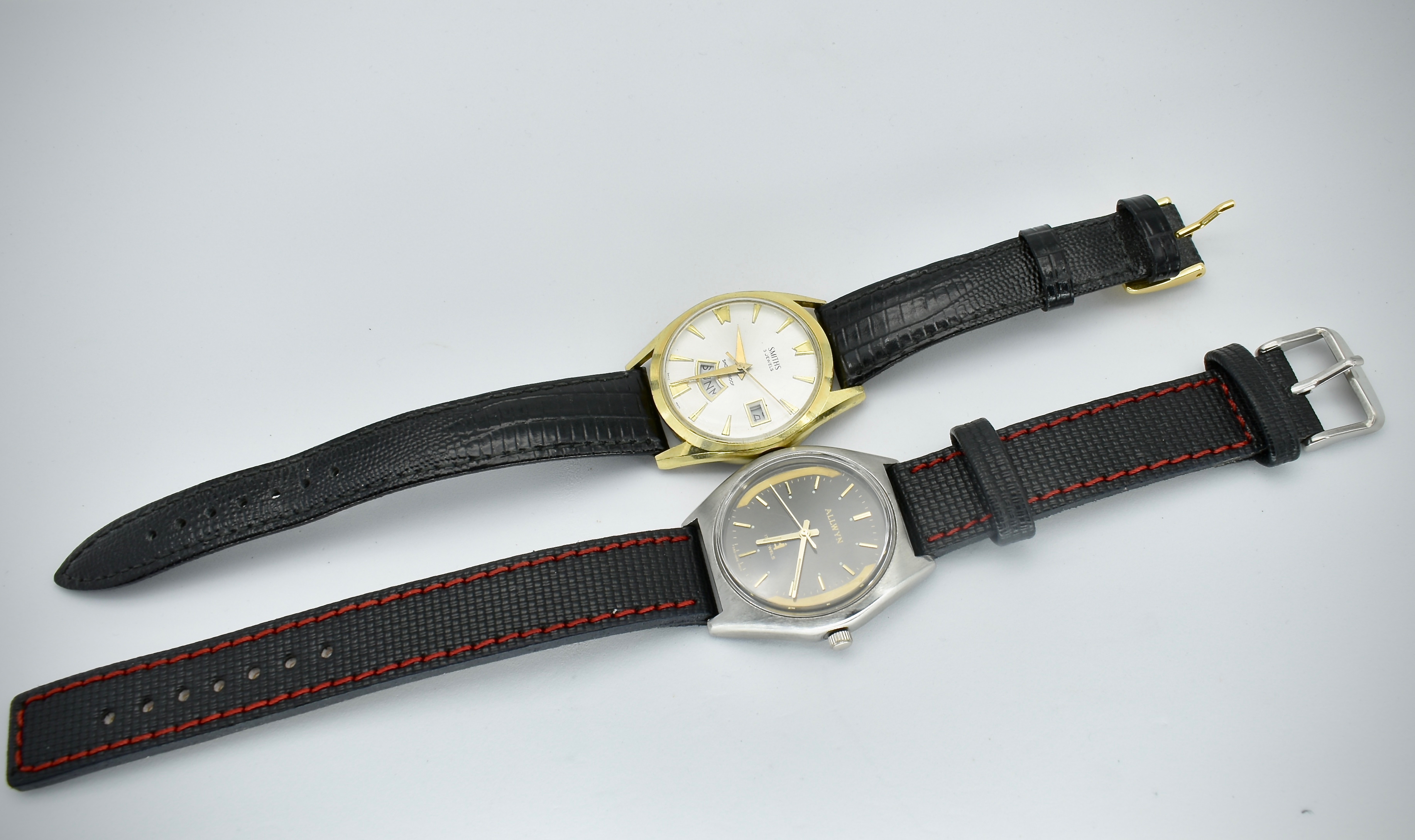 Mid Century Allwyn & Smiths 5 Jewels Gents Wristwatches - Image 2 of 3