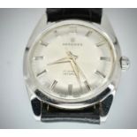 Mid Century Services 17 Jewels Incabloc Gentleman's Wristwatch