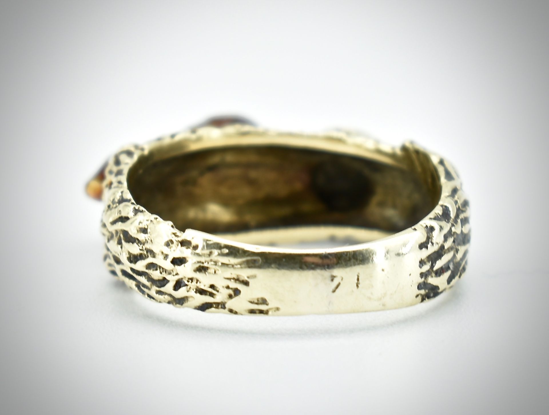 Gold & Enamel Figural Dress Ring - Image 5 of 7