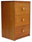 RETRO 20TH CENTURY TEAK WOOD VENEER BEDSIDE CHEST