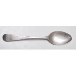 ANTIQUE SILVER RAT TAIL SPOON