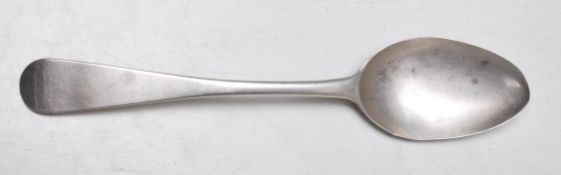 ANTIQUE SILVER RAT TAIL SPOON