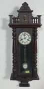 20TH CENTURY VENETIAN STYLE 8 DAY WALL HANGING CLOCK