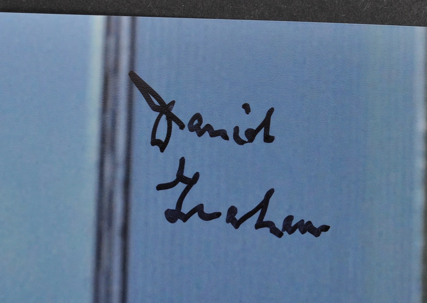 THUNDERBIRDS - DAVID GRAHAM - AUTOGRAPHED 8X10" PHOTOGRAPH - Image 2 of 2