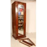 19TH CENTURY VICTORIAN MAHOGANY BOX WARDROBE