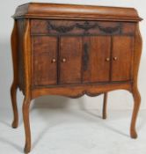 1920’S PEDESTAL WALNUT RECORD CABINET