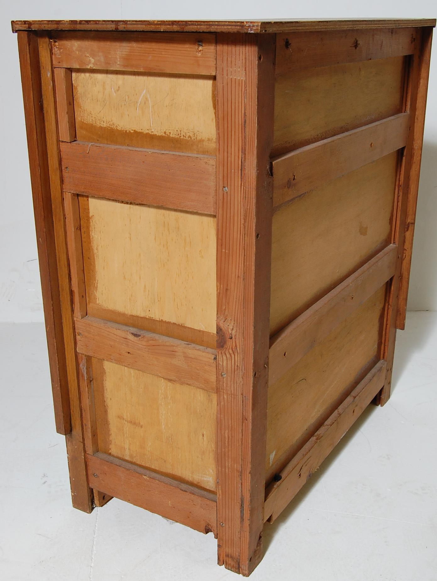 1970’S TEAK WOOD CORNER CABINET WITH TWO SHELVES - Image 5 of 5